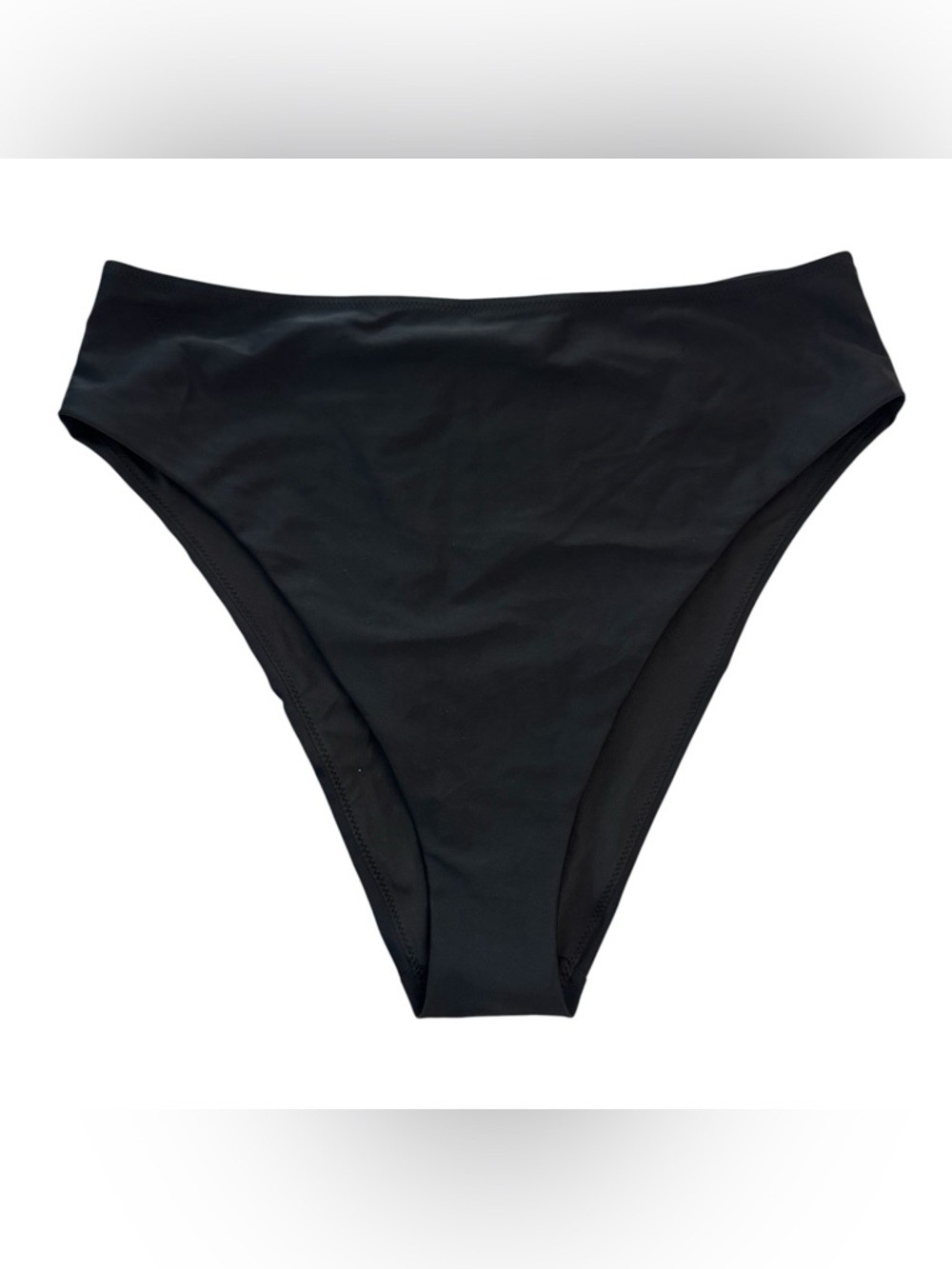 Aerie Women’s Black High-Cut Cheeky Bikini Bottom Sz XL NWT